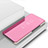 Coque Portefeuille Livre Cuir Miroir Housse Etui Clapet pour Realme C33 Or Rose Petit