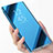 Coque Portefeuille Livre Cuir Miroir Housse Etui Clapet pour Samsung Galaxy S25 Plus 5G Petit