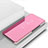 Coque Portefeuille Livre Cuir Miroir Housse Etui Clapet pour Sony Xperia 1 II Or Rose
