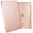 Coque Portefeuille Livre Cuir pour Apple iPad Pro 10.5 Or Rose Petit