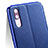Coque Portefeuille Livre Cuir pour Huawei P20 Bleu Petit
