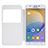 Coque Portefeuille Livre Cuir pour Samsung Galaxy J5 Prime G570F Blanc Petit