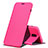 Coque Portefeuille Livre Cuir pour Samsung Galaxy J7 Plus Rose Rouge