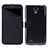 Coque Portefeuille Livre Cuir pour Samsung Galaxy Mega 6.3 i9200 i9205 Noir