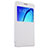 Coque Portefeuille Livre Cuir pour Samsung Galaxy On5 G550FY Blanc Petit