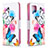 Coque Portefeuille Motif Fantaisie Livre Cuir Etui Clapet B01F pour Samsung Galaxy A42 5G Colorful