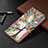 Coque Portefeuille Motif Fantaisie Livre Cuir Etui Clapet B01F pour Samsung Galaxy S21 FE 5G Petit