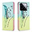 Coque Portefeuille Motif Fantaisie Livre Cuir Etui Clapet B01F pour Xiaomi Mi 14 Pro 5G Pastel Vert
