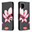 Coque Portefeuille Motif Fantaisie Livre Cuir Etui Clapet B03F pour Samsung Galaxy A42 5G Rouge