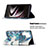 Coque Portefeuille Motif Fantaisie Livre Cuir Etui Clapet B03F pour Samsung Galaxy S23 Ultra 5G Petit