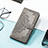 Coque Portefeuille Motif Fantaisie Livre Cuir Etui Clapet H06 pour Apple iPhone 14 Petit