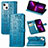 Coque Portefeuille Motif Fantaisie Livre Cuir Etui Clapet H11 pour Apple iPhone 14 Plus Petit