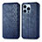 Coque Portefeuille Motif Fantaisie Livre Cuir Etui Clapet H15 pour Apple iPhone 15 Pro Bleu