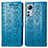 Coque Portefeuille Motif Fantaisie Livre Cuir Etui Clapet L01 pour Xiaomi Mi 12 Pro 5G Bleu