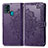 Coque Portefeuille Motif Fantaisie Livre Cuir Etui Clapet pour Samsung Galaxy M21s Violet