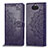 Coque Portefeuille Motif Fantaisie Livre Cuir Etui Clapet pour Sony Xperia 10 Violet