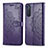 Coque Portefeuille Motif Fantaisie Livre Cuir Etui Clapet pour Sony Xperia 5 II Violet