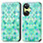 Coque Portefeuille Motif Fantaisie Livre Cuir Etui Clapet S02D pour OnePlus Nord CE 3 5G Vert