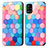 Coque Portefeuille Motif Fantaisie Livre Cuir Etui Clapet S02D pour Samsung Galaxy A51 4G Colorful
