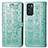 Coque Portefeuille Motif Fantaisie Livre Cuir Etui Clapet S03D pour Oppo Reno6 5G Vert