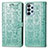 Coque Portefeuille Motif Fantaisie Livre Cuir Etui Clapet S03D pour Samsung Galaxy A23 5G Vert