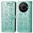 Coque Portefeuille Motif Fantaisie Livre Cuir Etui Clapet S03D pour Sharp Aquos R8s Pro Vert
