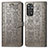 Coque Portefeuille Motif Fantaisie Livre Cuir Etui Clapet S03D pour Xiaomi Redmi Note 12 Pro 4G Gris