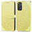 Coque Portefeuille Motif Fantaisie Livre Cuir Etui Clapet S04D pour Xiaomi Redmi Note 11 4G (2022) Jaune Petit