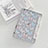 Coque Portefeuille Motif Fantaisie Livre Cuir Etui Clapet XH2 pour Apple iPad 10.2 (2020) Blanc Petit