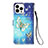 Coque Portefeuille Motif Fantaisie Livre Cuir Etui Clapet Y02B pour Apple iPhone 15 Pro Bleu Petit