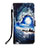 Coque Portefeuille Motif Fantaisie Livre Cuir Etui Clapet Y02B pour Xiaomi Poco M3 Bleu Royal