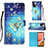 Coque Portefeuille Motif Fantaisie Livre Cuir Etui Clapet Y03B pour Samsung Galaxy A72 4G Petit