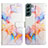 Coque Portefeuille Motif Fantaisie Livre Cuir Etui Clapet Y03B pour Samsung Galaxy S22 5G Colorful