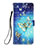 Coque Portefeuille Motif Fantaisie Livre Cuir Etui Clapet Y03B pour Xiaomi Redmi Note 11 4G (2021) Bleu Ciel