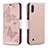 Coque Portefeuille Papillon Livre Cuir Etui Clapet B01F pour Samsung Galaxy A10 Petit