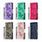Coque Portefeuille Papillon Livre Cuir Etui Clapet B01F pour Samsung Galaxy M30 Petit