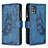 Coque Portefeuille Papillon Livre Cuir Etui Clapet B03F pour Samsung Galaxy A51 5G Petit