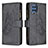 Coque Portefeuille Papillon Livre Cuir Etui Clapet B03F pour Samsung Galaxy M32 4G Noir