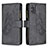 Coque Portefeuille Papillon Livre Cuir Etui Clapet B03F pour Samsung Galaxy S20 5G Noir