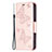 Coque Portefeuille Papillon Livre Cuir Etui Clapet L09 pour Apple iPhone 14 Rose Petit