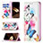 Coque Portefeuille Papillon Livre Cuir Etui Clapet pour Apple iPhone 15 Rose Petit