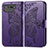 Coque Portefeuille Papillon Livre Cuir Etui Clapet pour Asus ROG Phone 7 Ultimate Violet