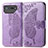 Coque Portefeuille Papillon Livre Cuir Etui Clapet pour Asus ROG Phone 7 Ultimate Violet Clair