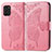 Coque Portefeuille Papillon Livre Cuir Etui Clapet pour Nokia G100 Rose Rouge