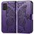 Coque Portefeuille Papillon Livre Cuir Etui Clapet pour Nokia G100 Violet