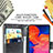 Coque Portefeuille Papillon Livre Cuir Etui Clapet pour Samsung Galaxy A10 Petit