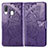 Coque Portefeuille Papillon Livre Cuir Etui Clapet pour Samsung Galaxy A40 Violet