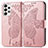 Coque Portefeuille Papillon Livre Cuir Etui Clapet pour Samsung Galaxy A73 5G Petit