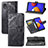 Coque Portefeuille Papillon Livre Cuir Etui Clapet pour Samsung Galaxy M01 Core Petit