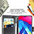 Coque Portefeuille Papillon Livre Cuir Etui Clapet pour Samsung Galaxy M10 Petit